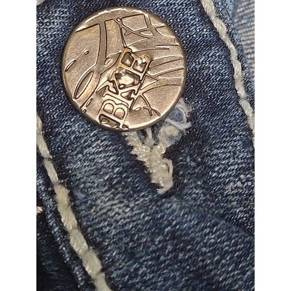 BKE Jeans Womens Size 27 Blue Stella Cropped Straight Leg Stretch - Picture 9 of 10